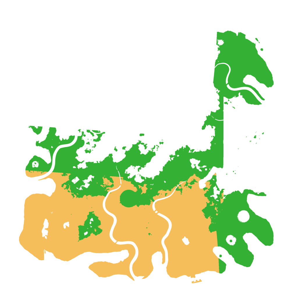 Biome Rust Map: Procedural Map, Size: 4500, Seed: 50275805
