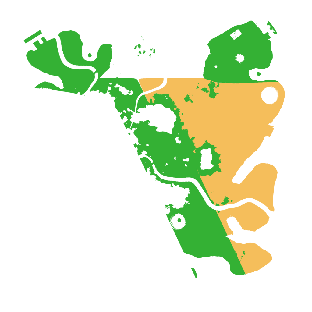 Biome Rust Map: Procedural Map, Size: 3250, Seed: 893197964