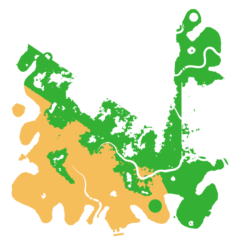 Biome Rust Map: Procedural Map, Size: 4800, Seed: 1850817302