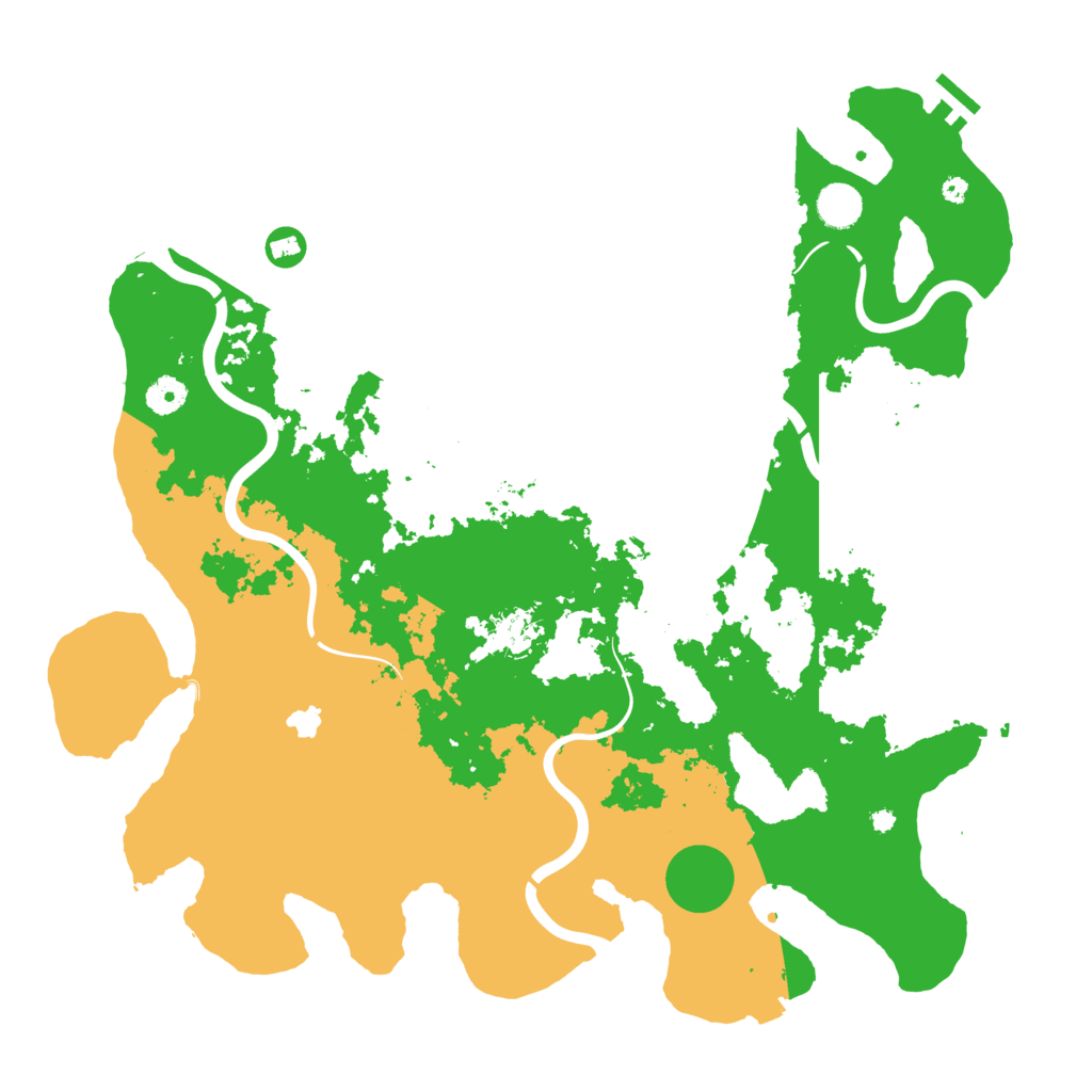 Biome Rust Map: Procedural Map, Size: 4250, Seed: 198329183