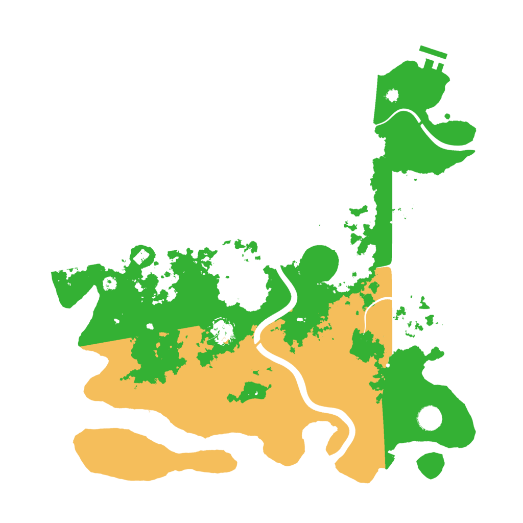 Biome Rust Map: Procedural Map, Size: 3750, Seed: 957995802