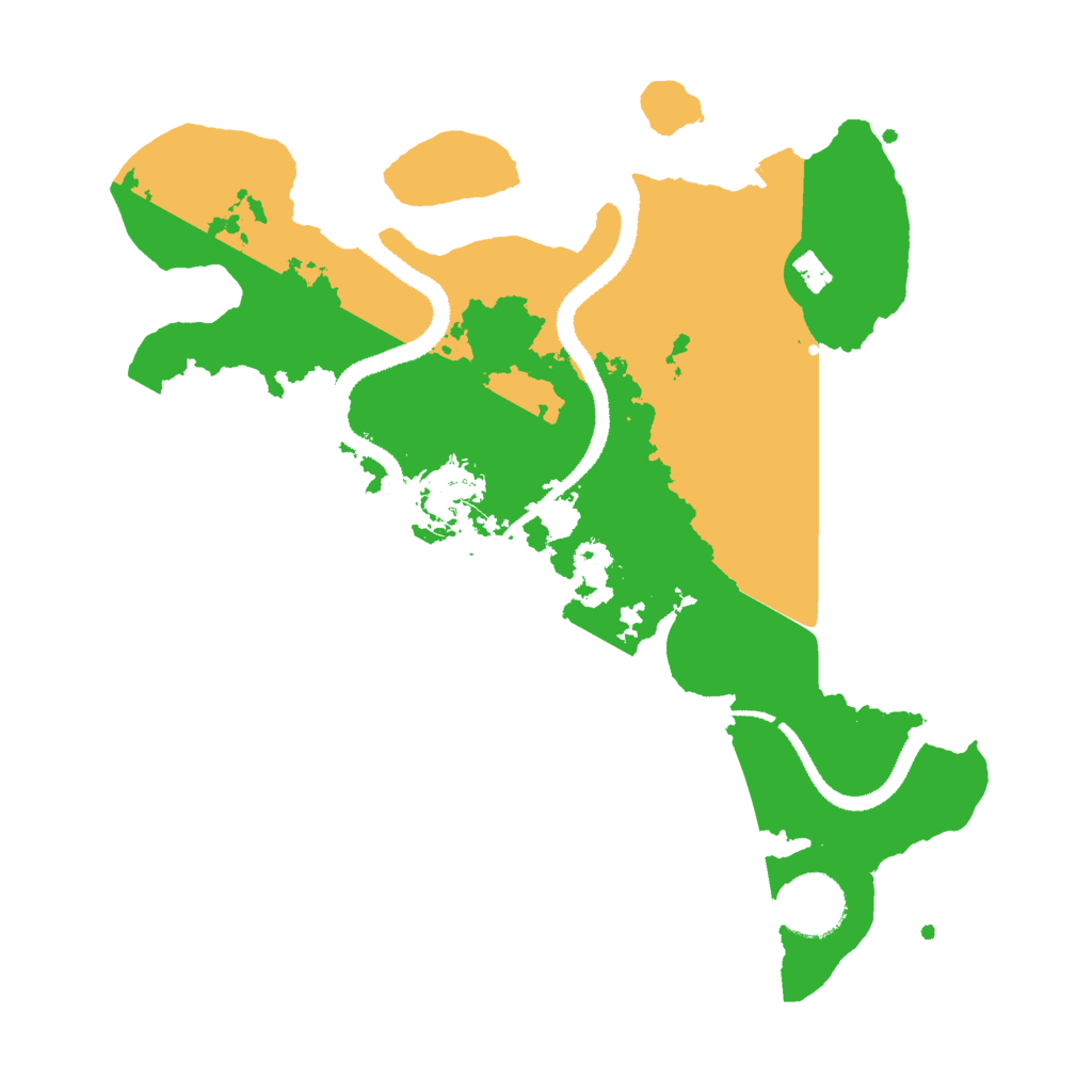 Biome Rust Map: Procedural Map, Size: 3000, Seed: 439863