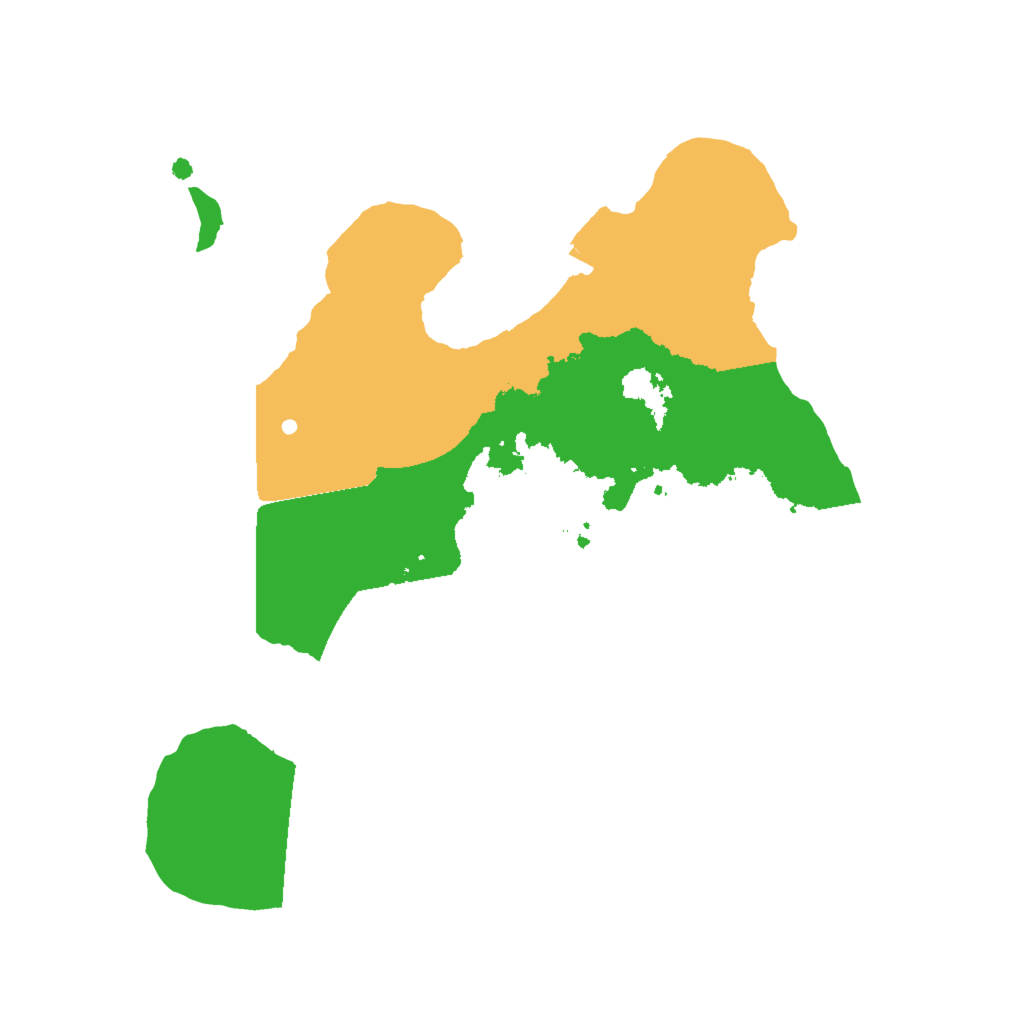 Biome Rust Map: Procedural Map, Size: 2000, Seed: 423