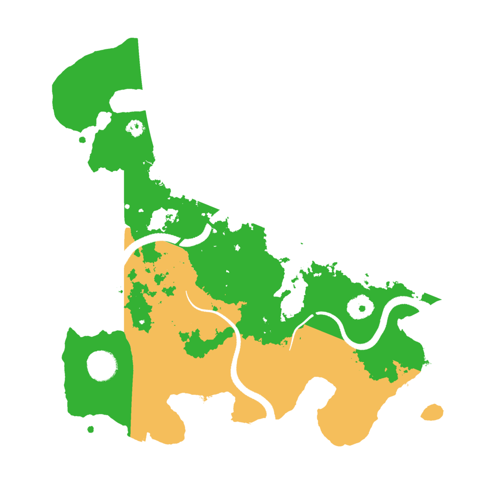 Biome Rust Map: Procedural Map, Size: 3000, Seed: 301062544