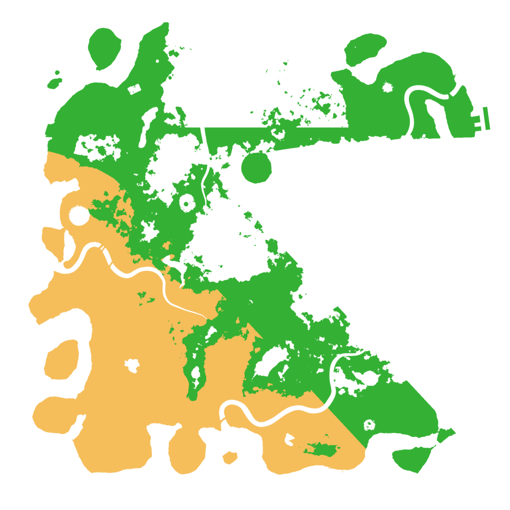 Biome Rust Map: Procedural Map, Size: 4500, Seed: 2070301039