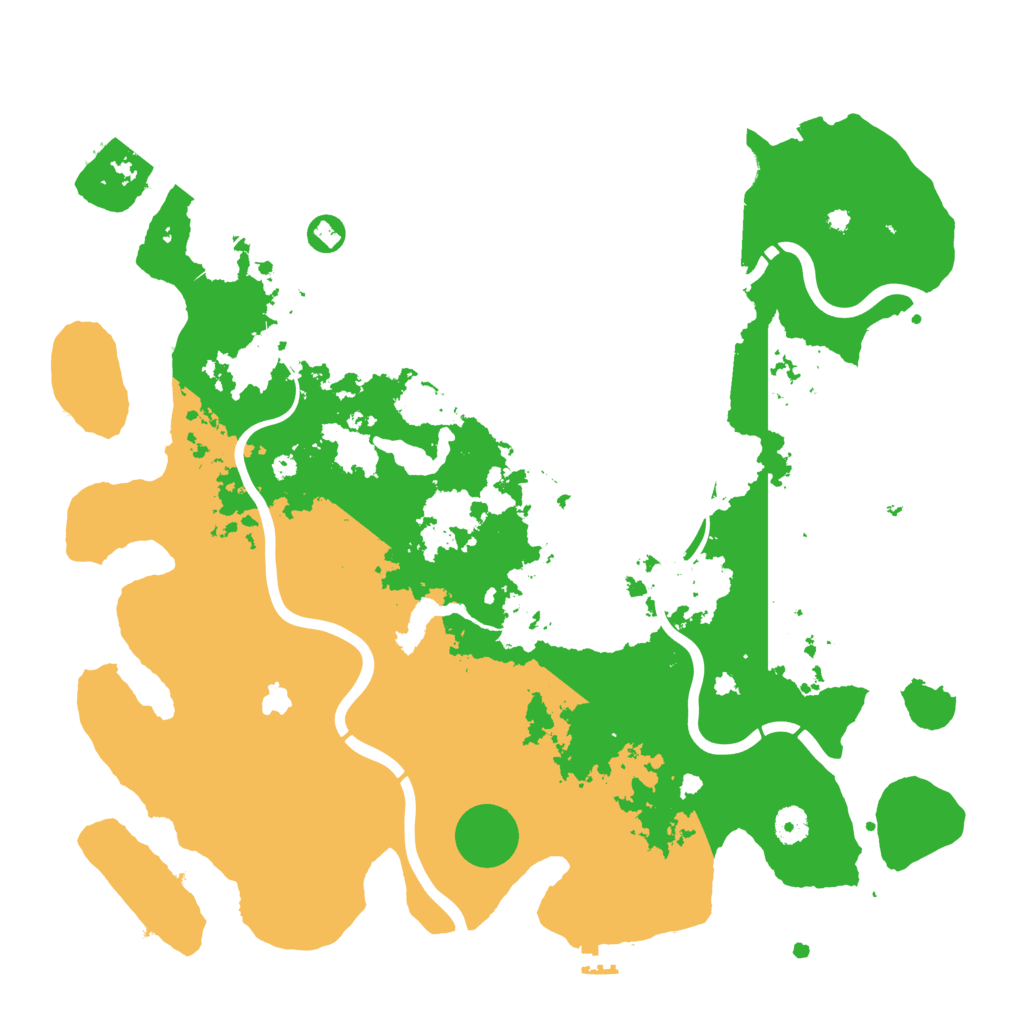 Biome Rust Map: Procedural Map, Size: 4250, Seed: 582517556