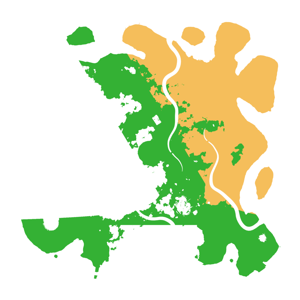 Biome Rust Map: Procedural Map, Size: 3500, Seed: 1071923884