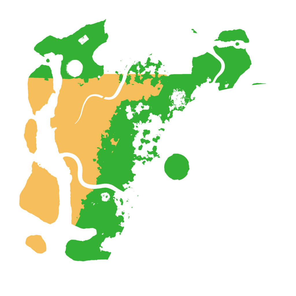 Biome Rust Map: Procedural Map, Size: 3300, Seed: 1612921746