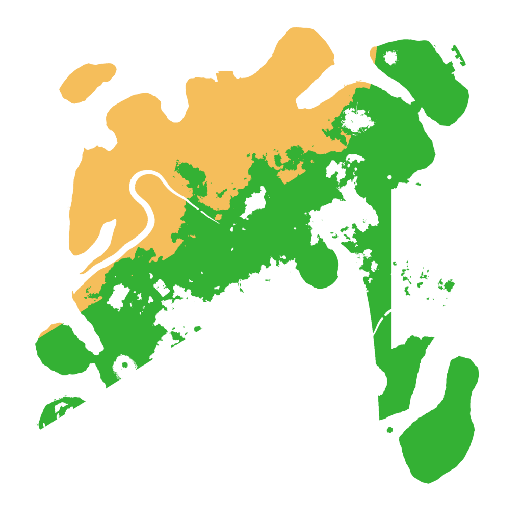 Biome Rust Map: Procedural Map, Size: 3500, Seed: 1848150915