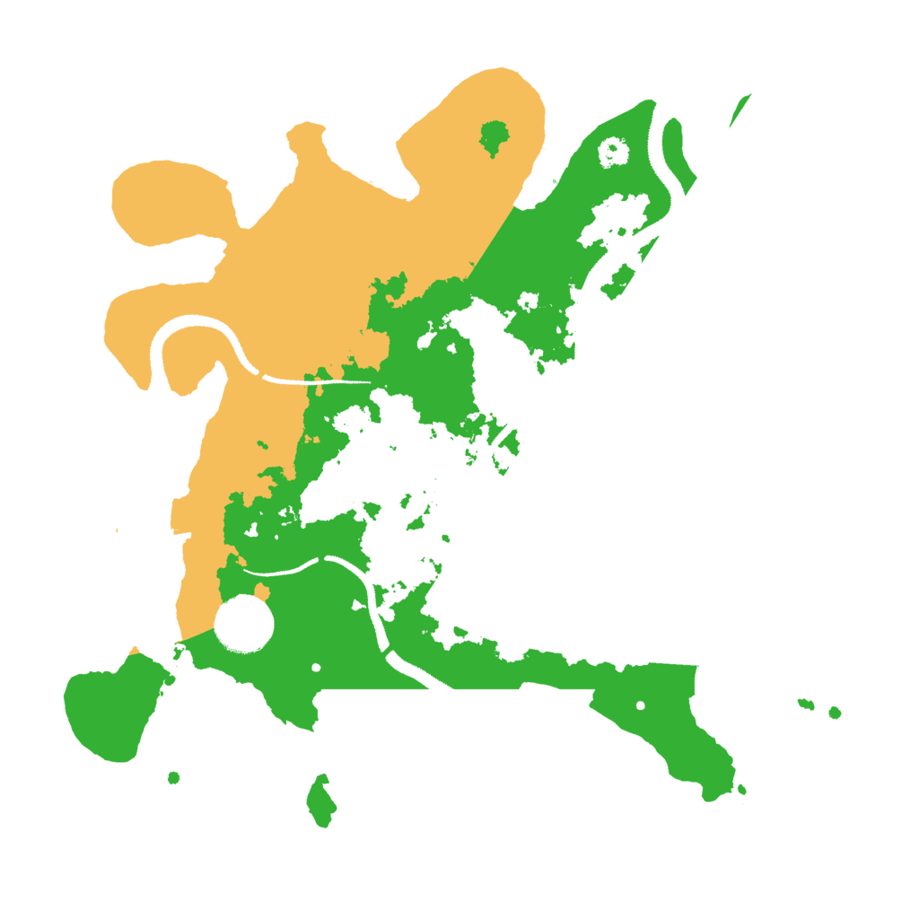 Biome Rust Map: Procedural Map, Size: 3000, Seed: 193743221