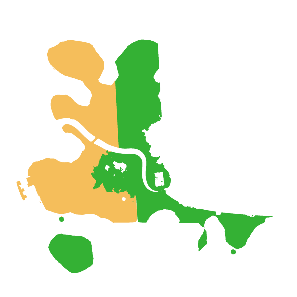 Biome Rust Map: Procedural Map, Size: 2300, Seed: 29102