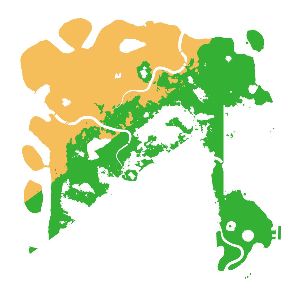Biome Rust Map: Procedural Map, Size: 4500, Seed: 660421592