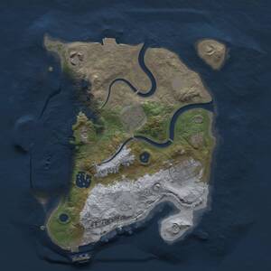 Thumbnail Rust Map: Procedural Map, Size: 2500, Seed: 231573, 9 Monuments
