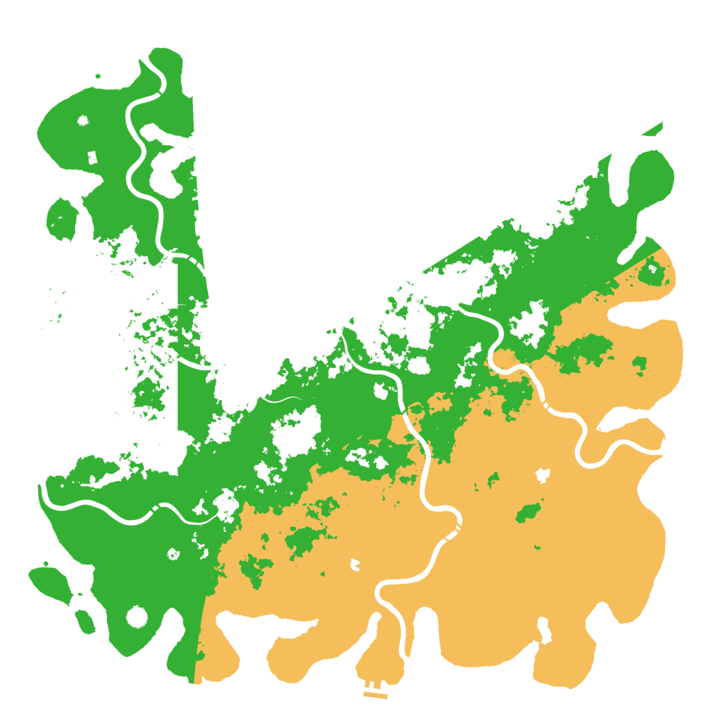 Biome Rust Map: Procedural Map, Size: 6000, Seed: 864925330