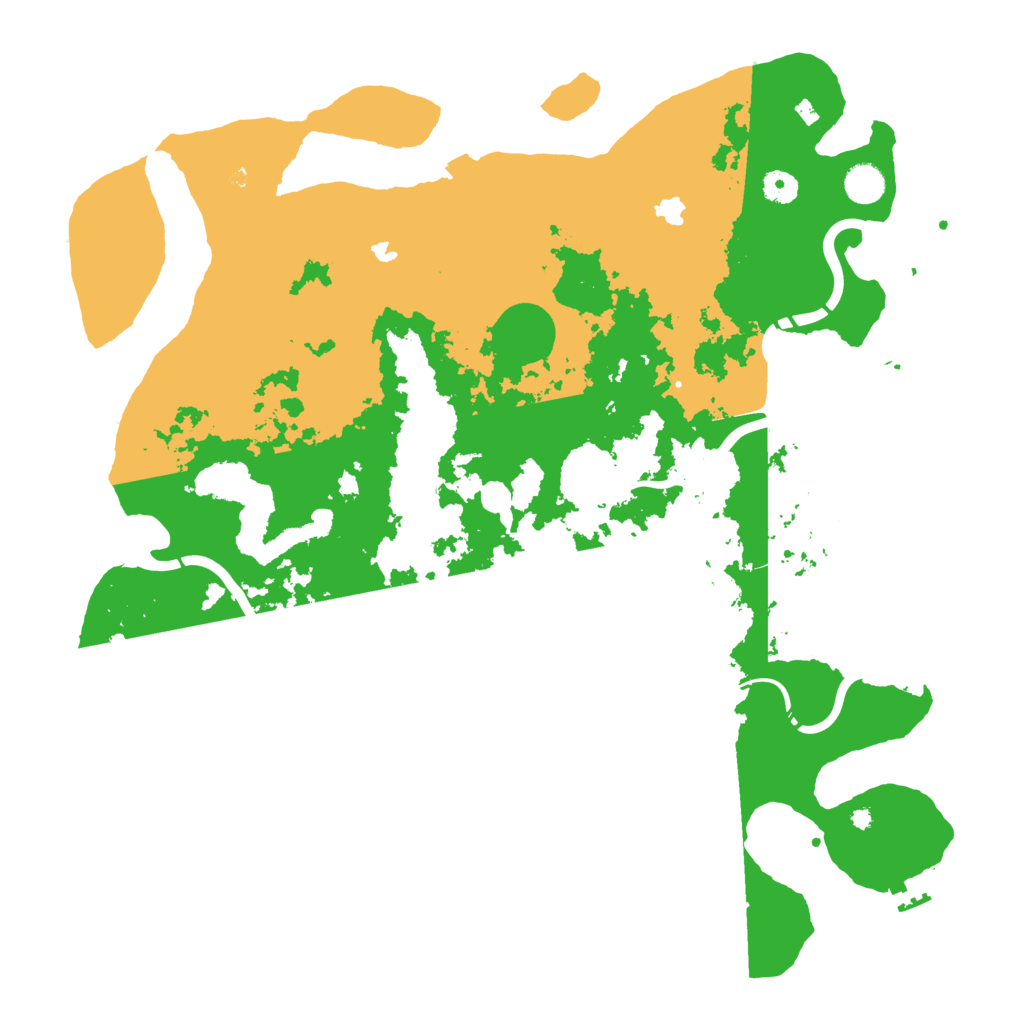 Biome Rust Map: Procedural Map, Size: 4500, Seed: 2024576848