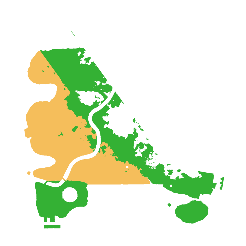 Biome Rust Map: Procedural Map, Size: 3000, Seed: 45674