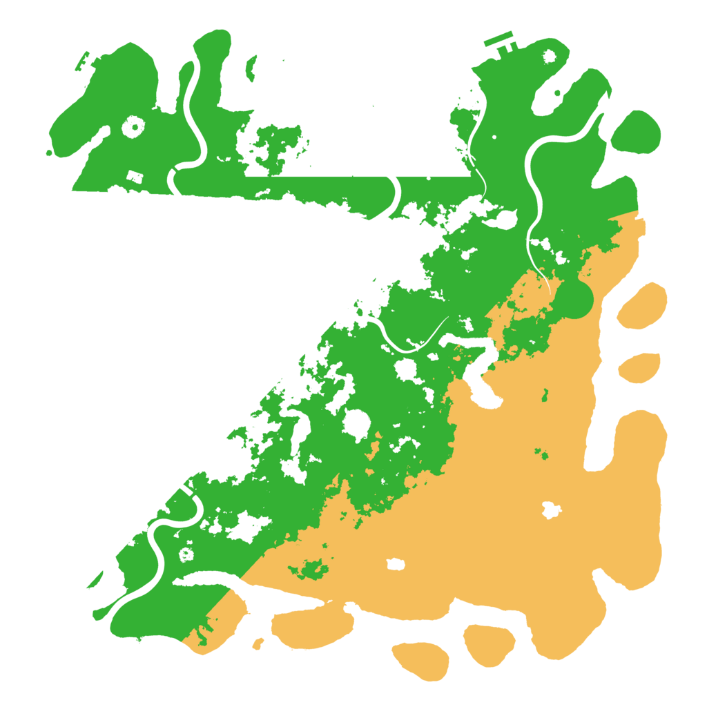 Biome Rust Map: Procedural Map, Size: 4800, Seed: 1336708206