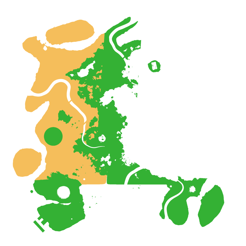 Biome Rust Map: Procedural Map, Size: 3500, Seed: 1144619434