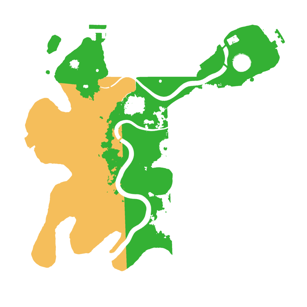 Biome Rust Map: Procedural Map, Size: 3000, Seed: 2146460345