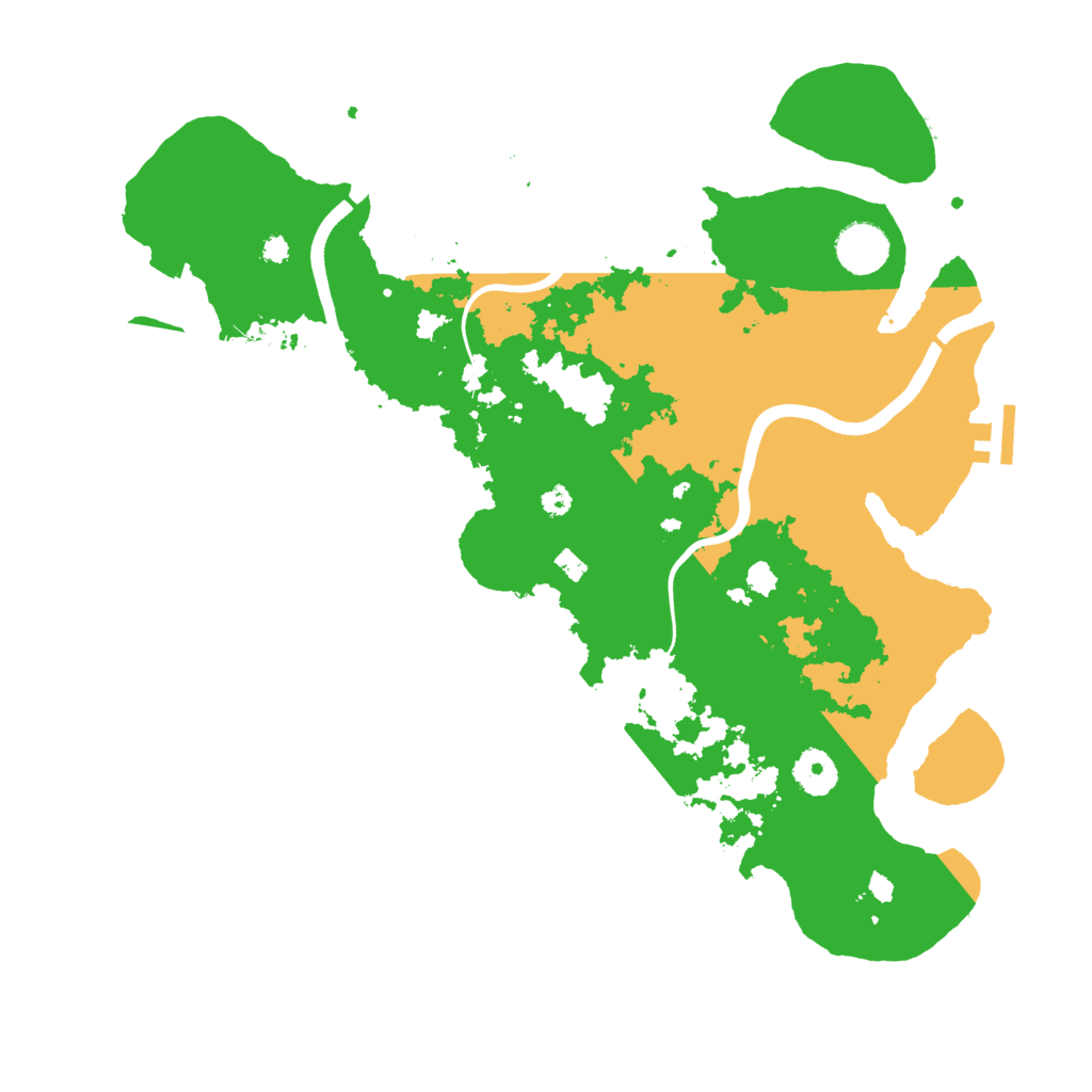 Biome Rust Map: Procedural Map, Size: 3700, Seed: 1072984597