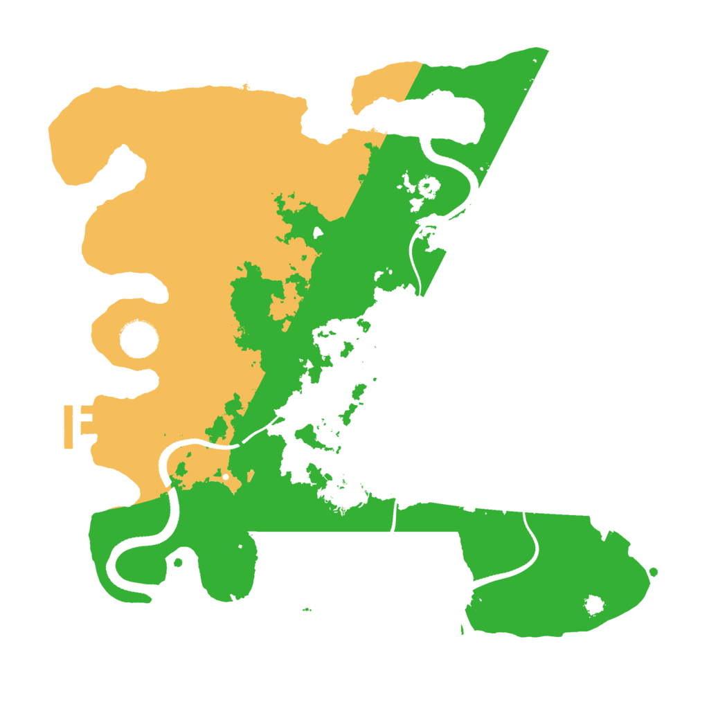 Biome Rust Map: Procedural Map, Size: 3300, Seed: 1100543795