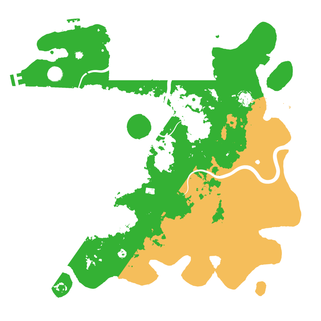 Biome Rust Map: Procedural Map, Size: 3750, Seed: 1091181771