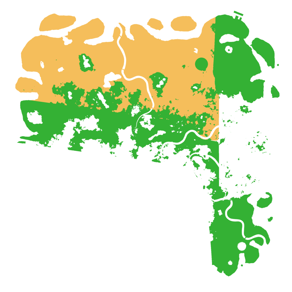 Biome Rust Map: Procedural Map, Size: 6000, Seed: 1798237627