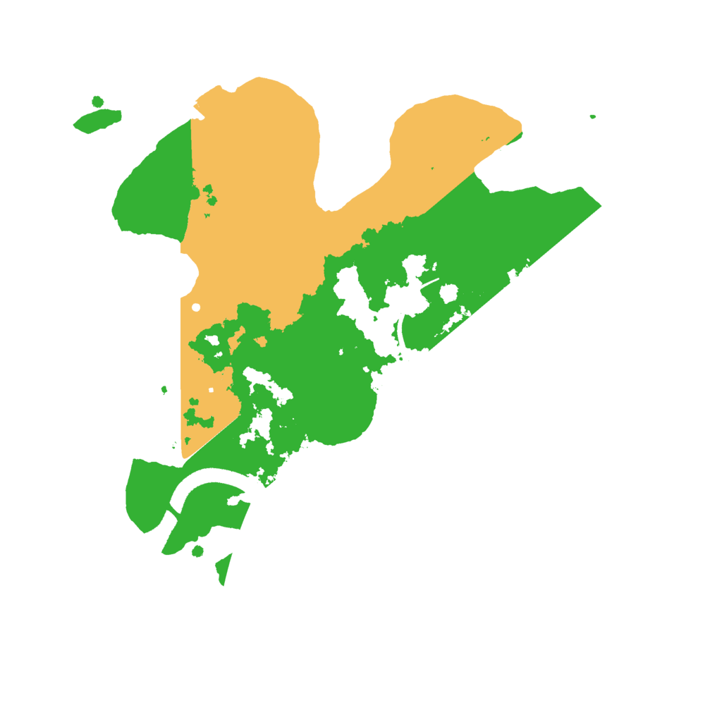 Biome Rust Map: Procedural Map, Size: 2500, Seed: 1693865060