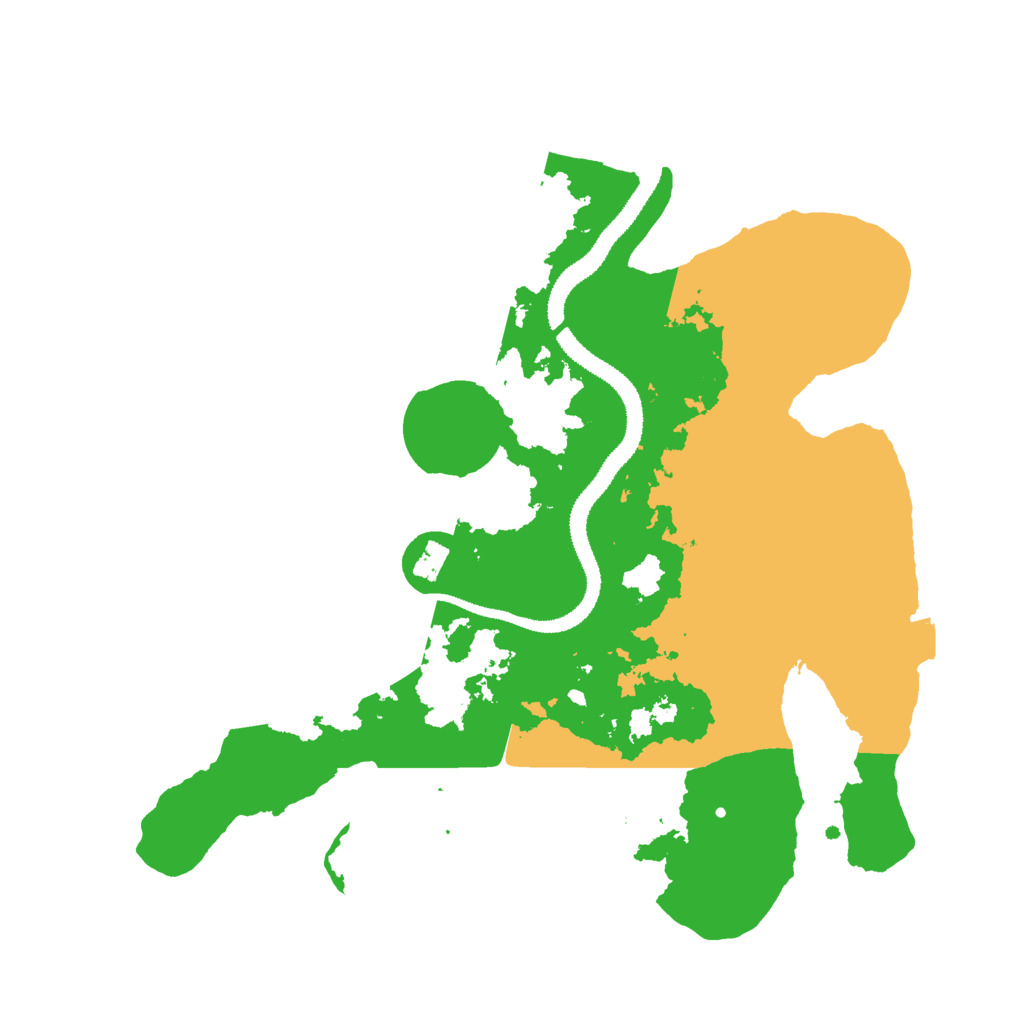 Biome Rust Map: Procedural Map, Size: 2900, Seed: 24631