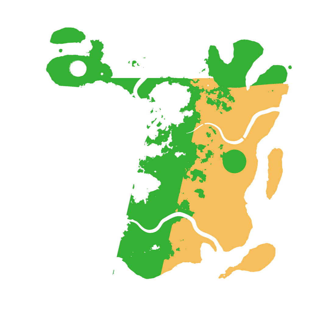 Biome Rust Map: Procedural Map, Size: 3500, Seed: 1922779034