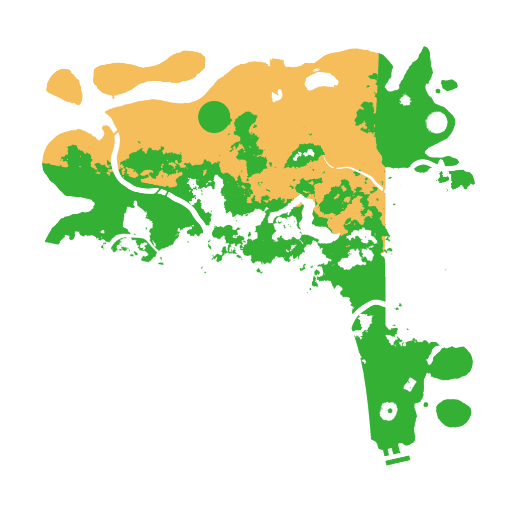 Biome Rust Map: Procedural Map, Size: 4250, Seed: 447682641