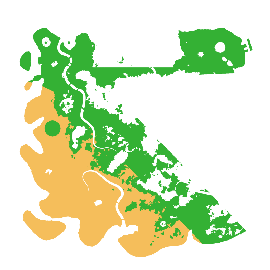 Biome Rust Map: Procedural Map, Size: 4500, Seed: 1297608690