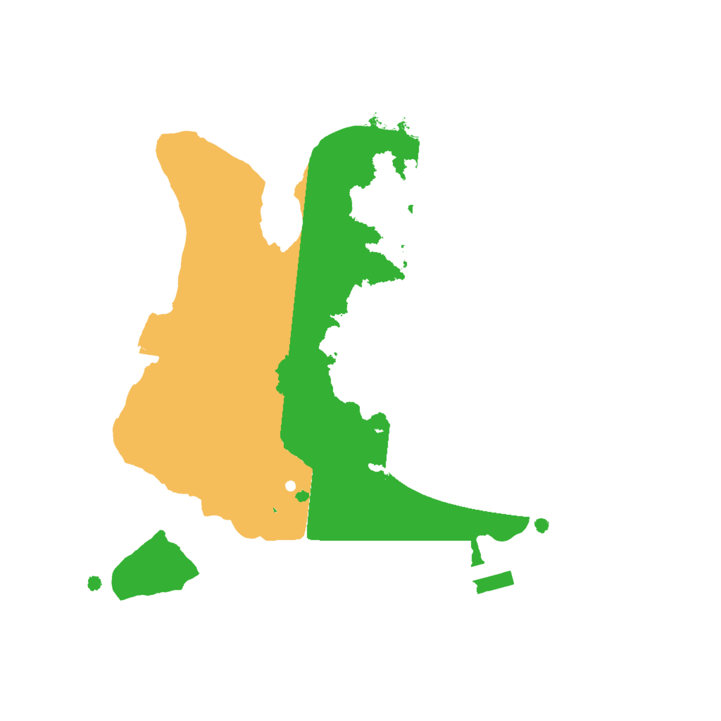 Biome Rust Map: Procedural Map, Size: 2000, Seed: 807513655