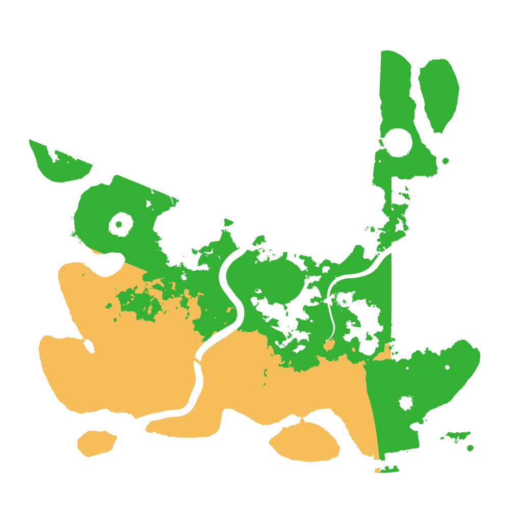 Biome Rust Map: Procedural Map, Size: 3300, Seed: 564631104
