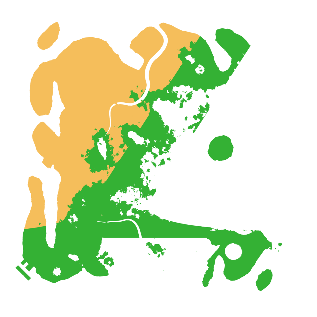 Biome Rust Map: Procedural Map, Size: 3500, Seed: 189868791