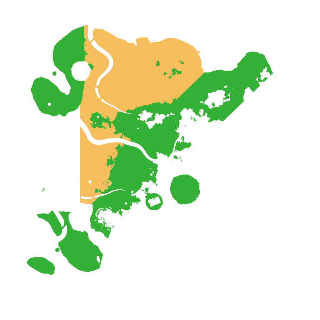 Biome Rust Map: Procedural Map, Size: 3000, Seed: 326678