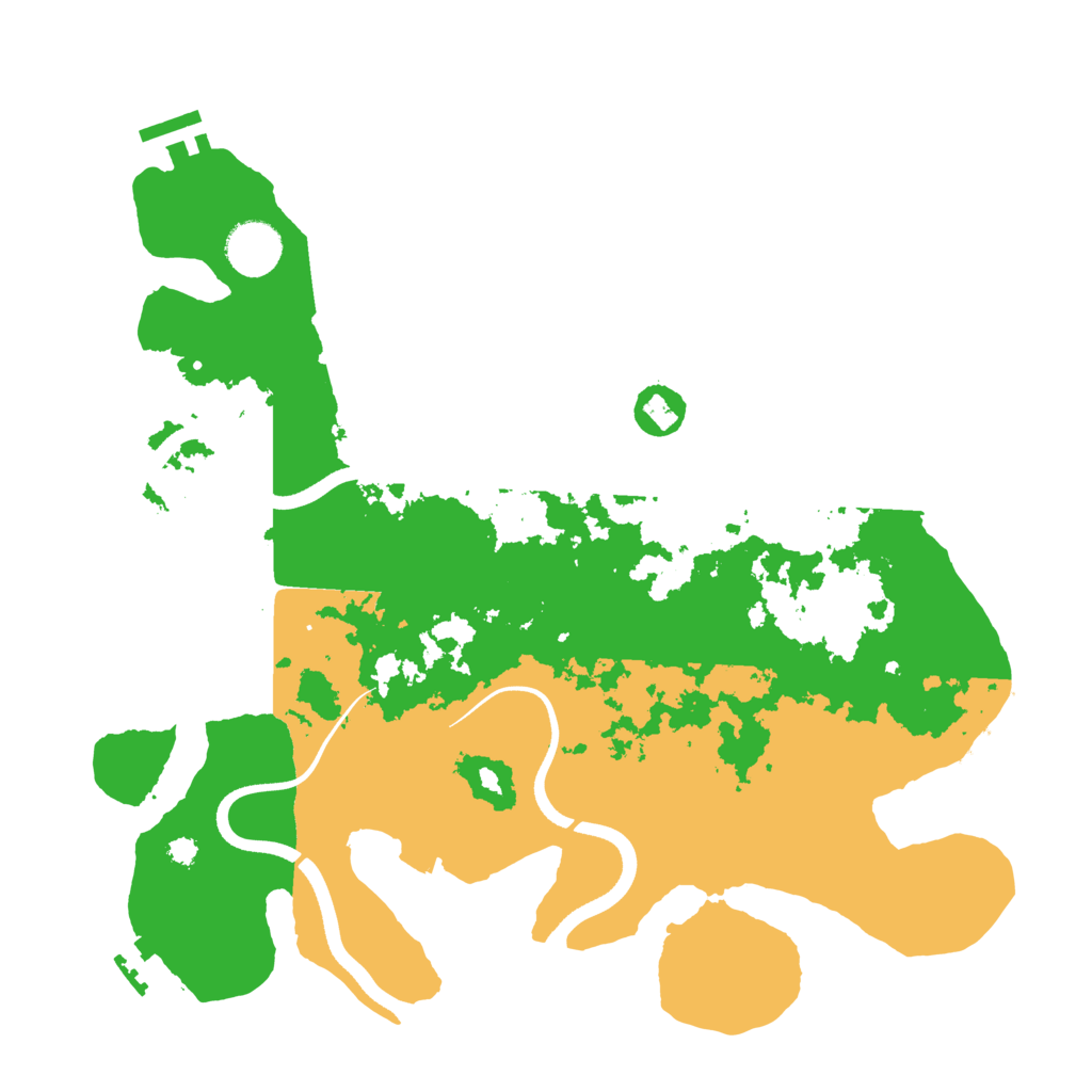 Biome Rust Map: Procedural Map, Size: 3500, Seed: 2127726062