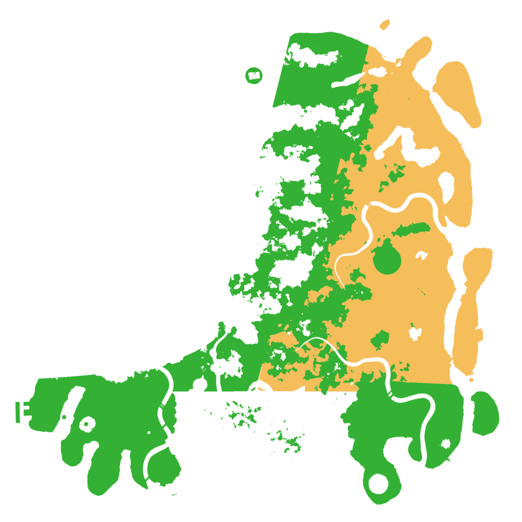 Biome Rust Map: Procedural Map, Size: 5000, Seed: 8675308