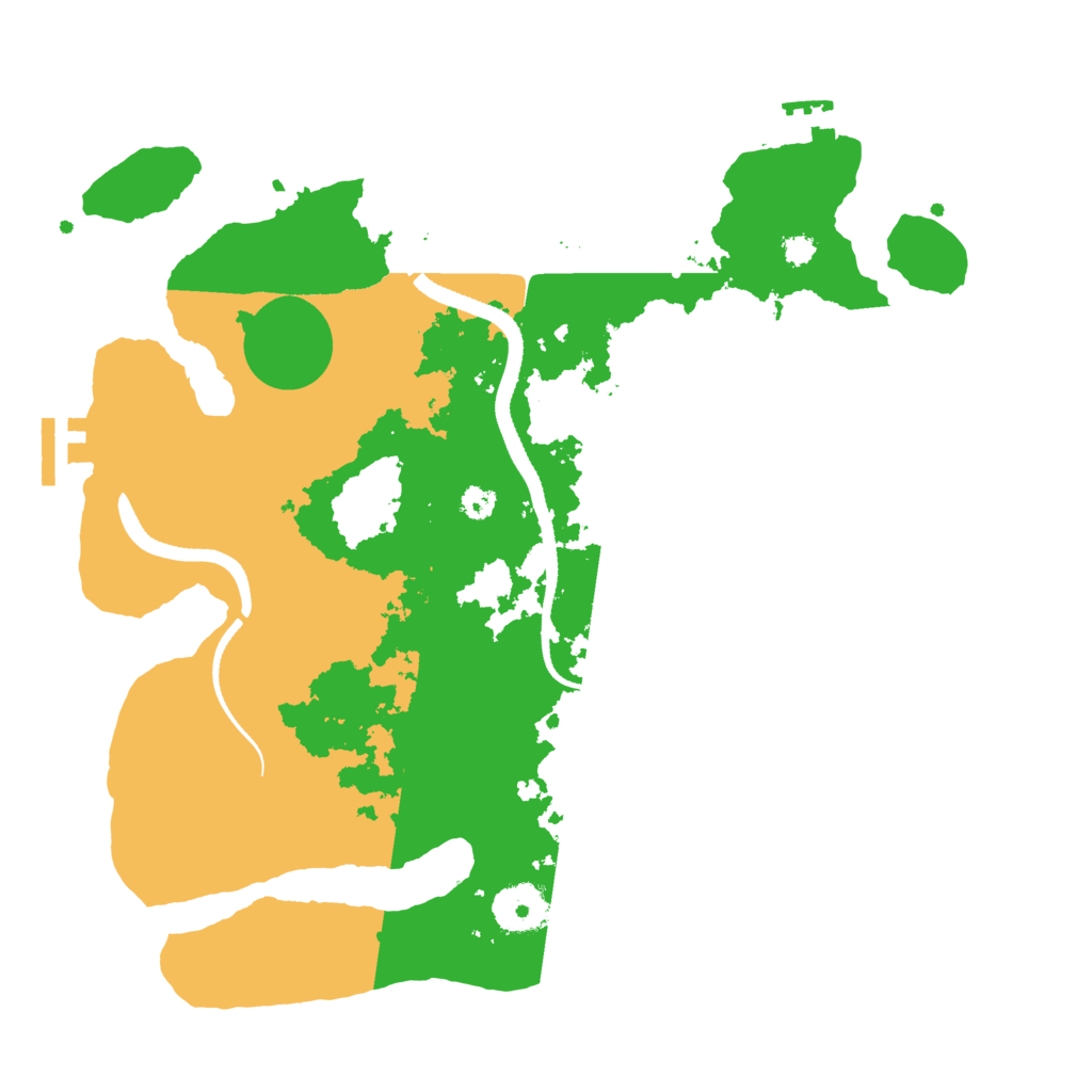 Biome Rust Map: Procedural Map, Size: 3250, Seed: 1253659731