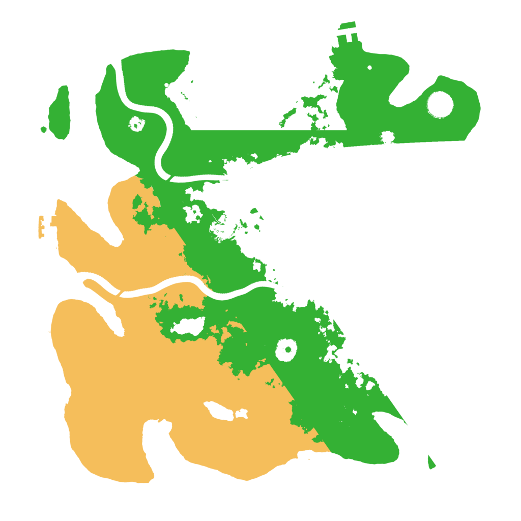 Biome Rust Map: Procedural Map, Size: 3500, Seed: 357802409