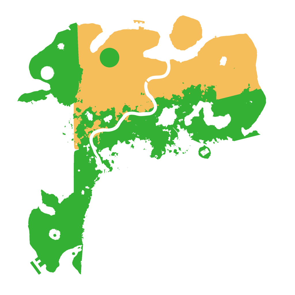 Biome Rust Map: Procedural Map, Size: 4000, Seed: 910901811