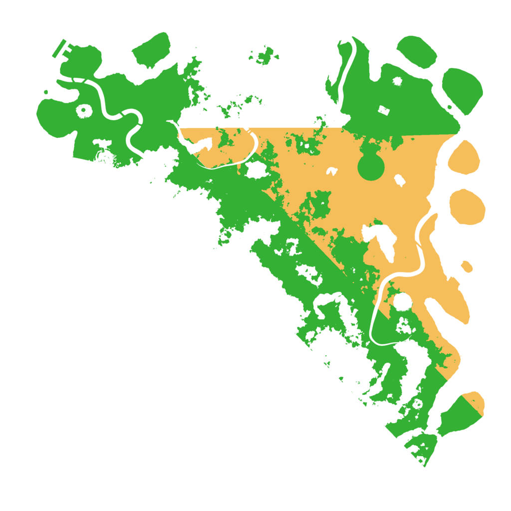 Biome Rust Map: Procedural Map, Size: 5000, Seed: 1953678817