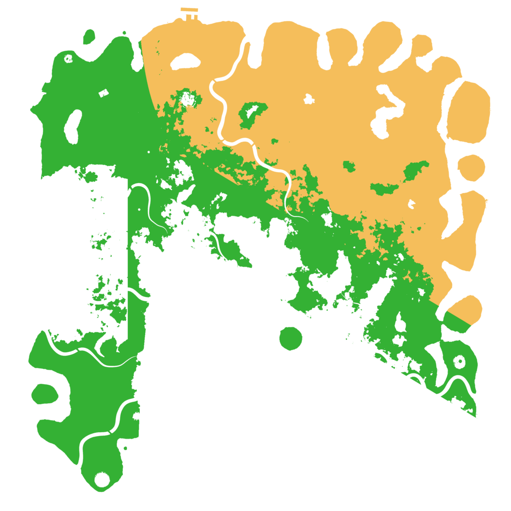 Biome Rust Map: Procedural Map, Size: 6000, Seed: 1322151712