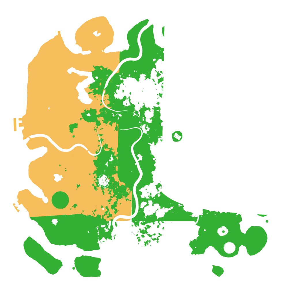 Biome Rust Map: Procedural Map, Size: 4500, Seed: 425204