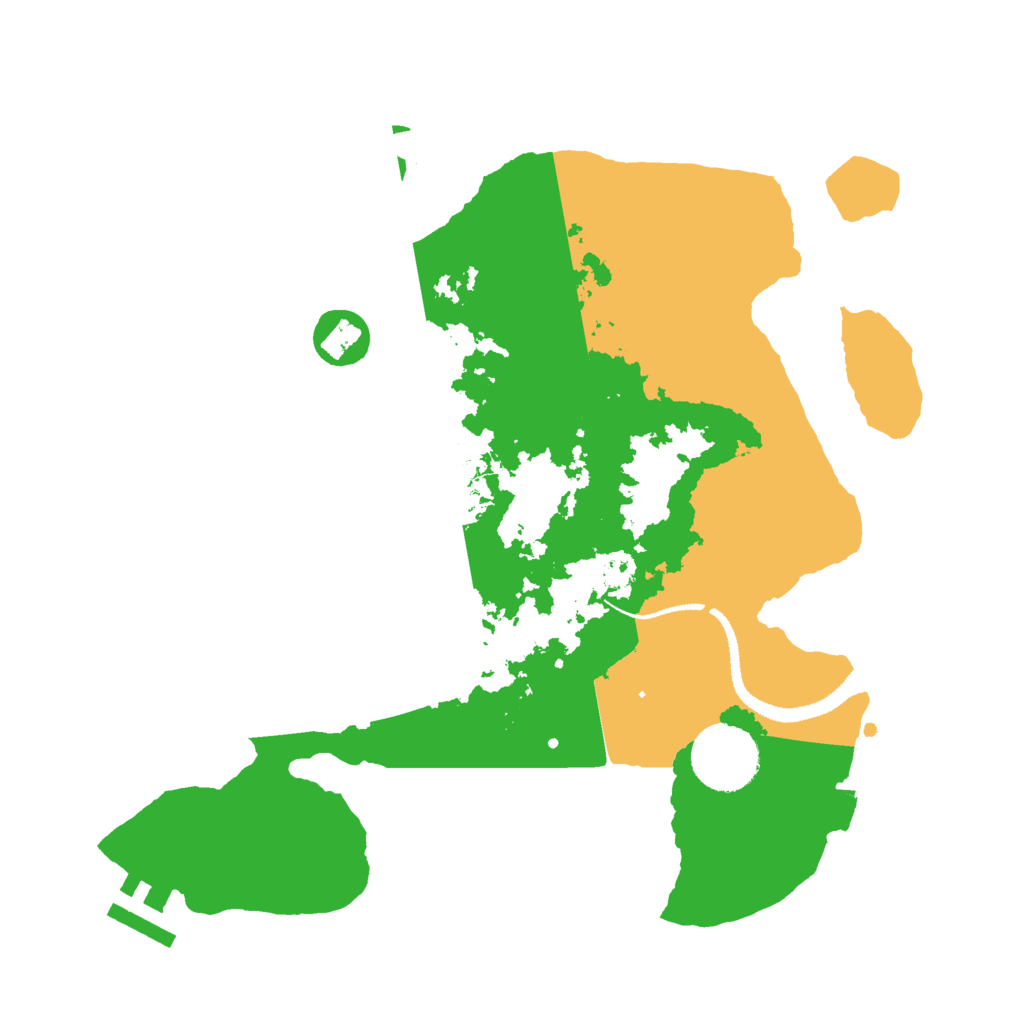 Biome Rust Map: Procedural Map, Size: 2900, Seed: 49382