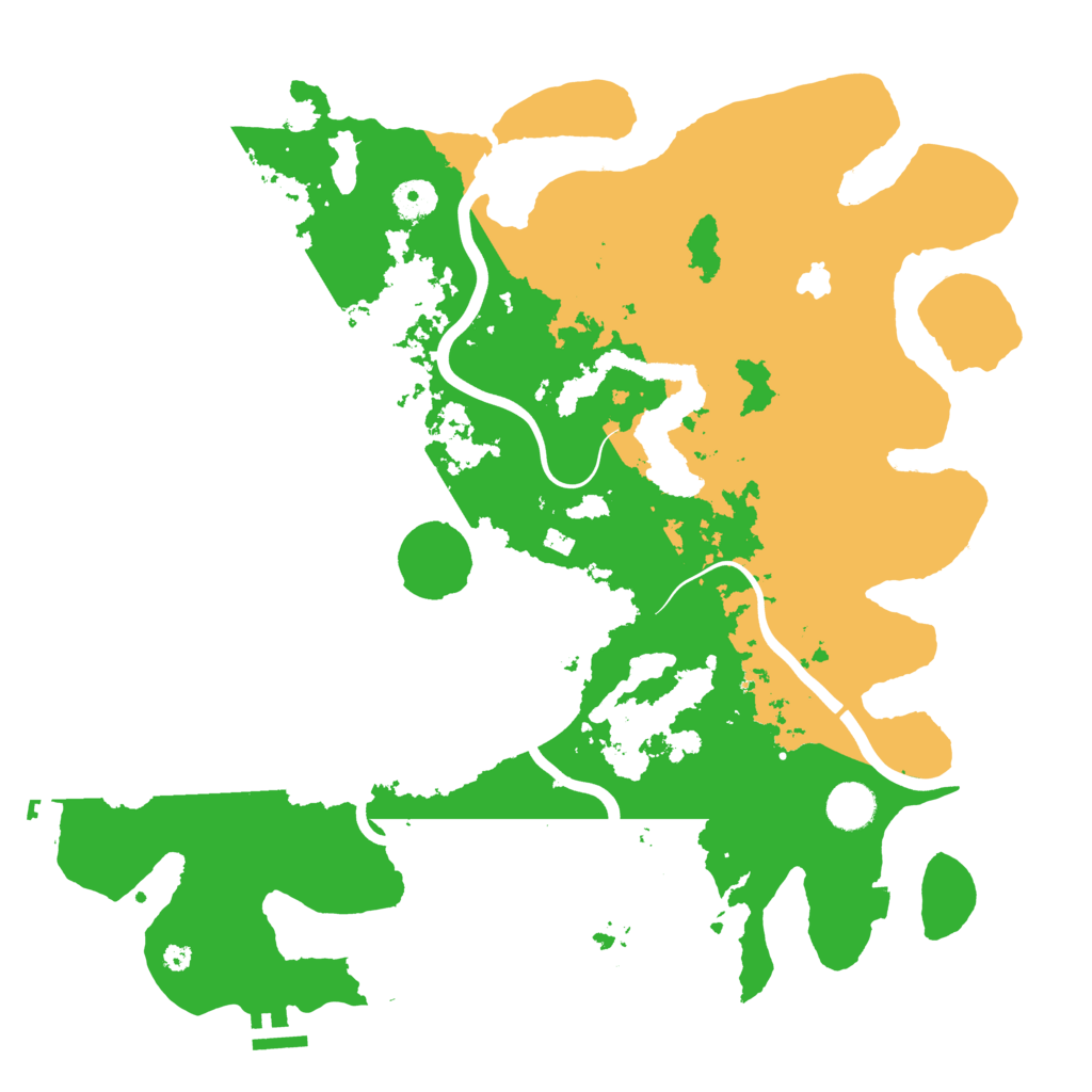 Biome Rust Map: Procedural Map, Size: 4000, Seed: 1337542523