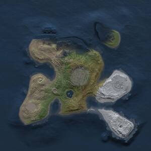 Thumbnail Rust Map: Procedural Map, Size: 2000, Seed: 266889563, 4 Monuments