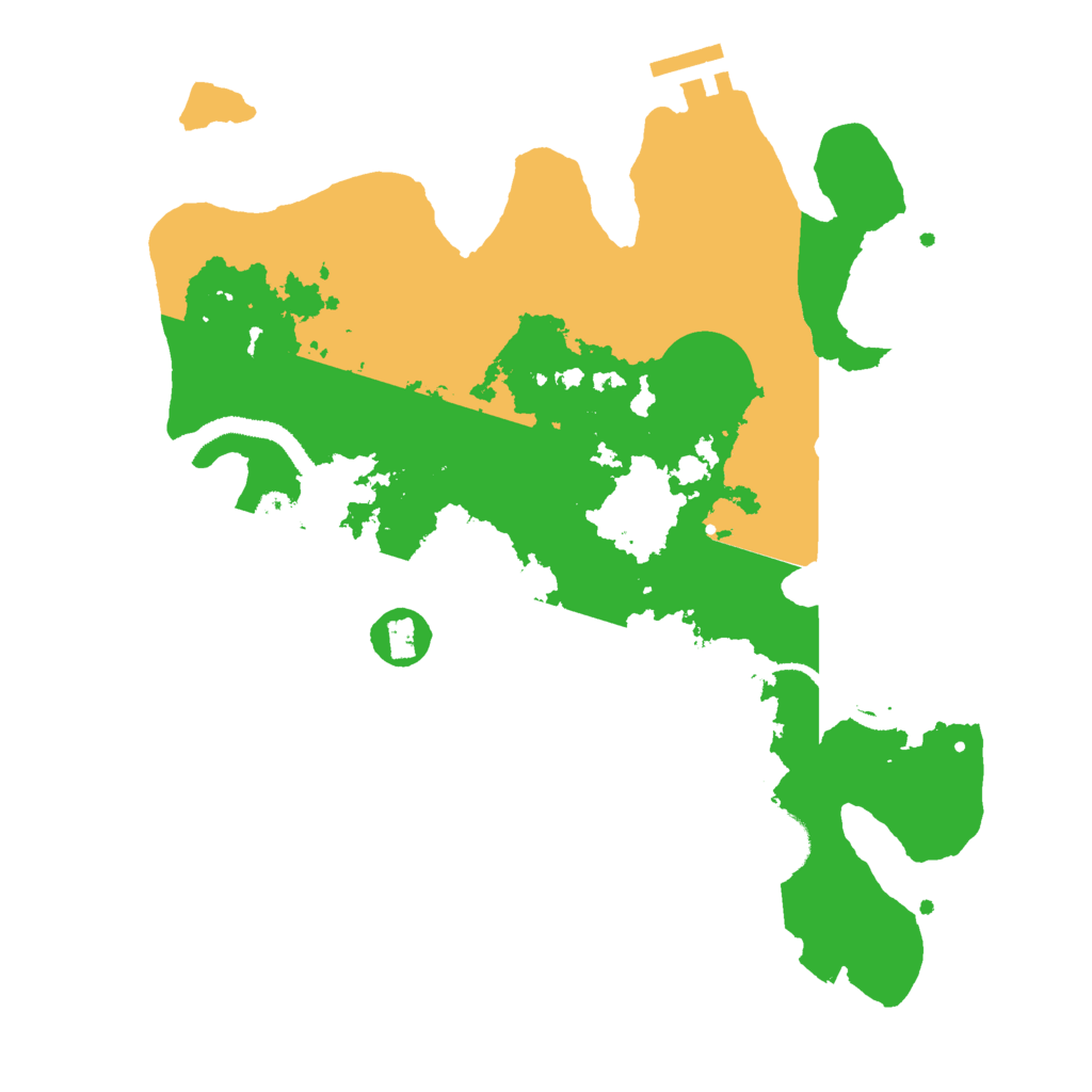 Biome Rust Map: Procedural Map, Size: 3000, Seed: 516240848