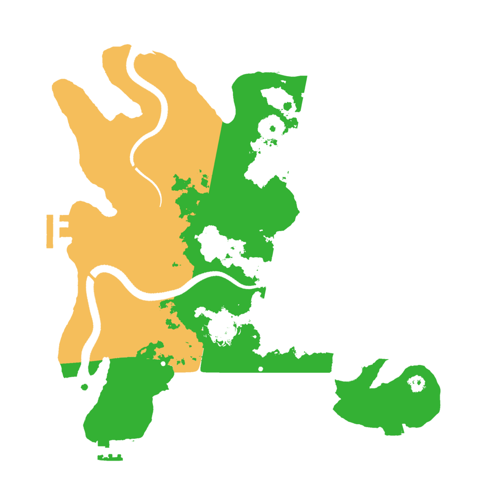 Biome Rust Map: Procedural Map, Size: 3000, Seed: 1927315332