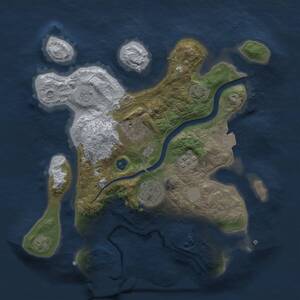 Thumbnail Rust Map: Procedural Map, Size: 2700, Seed: 1779192108, 8 Monuments